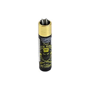 Isqueiro Grande Clipper Driving Skulls - No Story