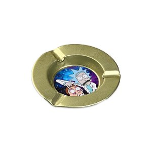 Cinzeiro de Metal Pequeno Dourado - R&M Dedo