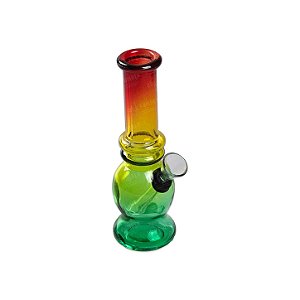Bong de Vidro 15cm - Reggae