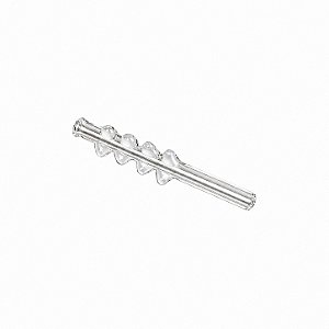 Piteira de Vidro Antiestresse Branca 7 mm