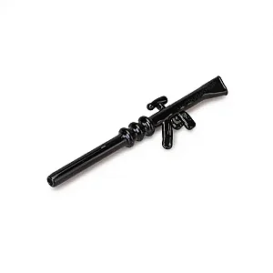 Piteira de Vidro AK Preta 7mm