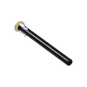 Piteira de Vidro Incalmo Preta e Branca 7mm