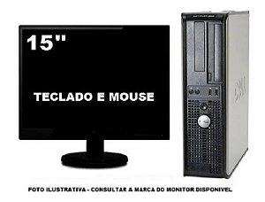 Computador Dell Optiplex 755 Intel Core 2 Duo 4gb 120gb Ssd