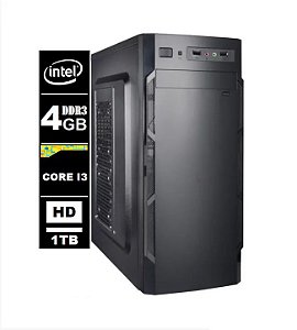 Computador Intel Core I3 4gb Ddr3 1Tb Sata / Wifi