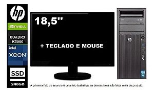 Workstation Hp Z420 Intel Xeon E5-1650 32gb HD 2Tb + SSD 240