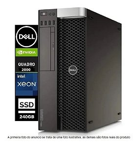 Dell Precision 5810 Xeon E5-1650 V3 32gb 2TB SSD 240