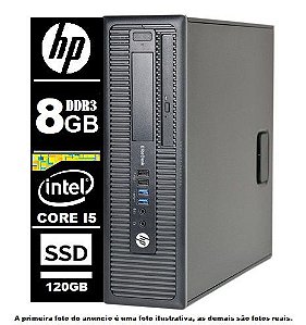 Hp Elitedesk 800 G1 Sff Core I5 4570 8gb 120ssd - Vitrine