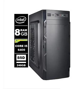 Computador Intel Core I5 6400 8gb 240Gb Ssd / Wifi