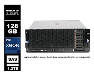 Servidor Ibm System 4 Xeon Octacore X3850 X5 128gb 1.2tb Sas