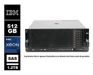 Servidor Ibm System 4 Xeon Octacore X3850 X5 512gb 1.2tb Sas