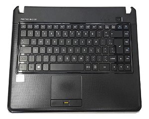 Carcaça Inferior com Teclado  TouchPad Positivo Master N190i