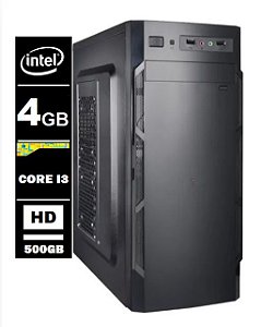 Computador Intel Core I3 4° Ger 4gb Ddr3 500gb / Wifi