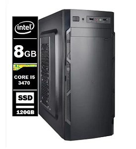 Computador Intel Core I5 3ºgeração 8gb Ddr3 120gb Ssd / Wifi