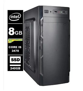 Computador Intel Core I5 3ºgeração 8gb Ddr3 240gb Ssd / Wifi