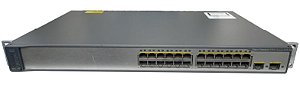 Switch Cisco Catalyst 3750 v2 24 Portas POE 10/100 SEMI-NOVO