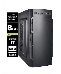 Computador Intel Core I7 8gb Ddr3 240gb Ssd / Wifi