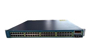 Switch Cisco C3560E 48p Gigabit Poe + 2p sfp 10g - Semi-Novo