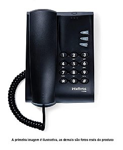 Telefone Fixo Intelbras Pleno Preto