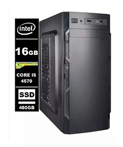 Computador Intel Core I5 4ºgeração 16gb 480GB SSD / Wifi