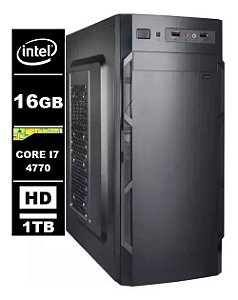 Computador Intel Core I7 4ºgeração 16gb Hd 1Tb  / Wifi