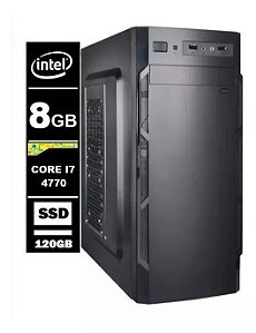 Computador Intel Core I7 4ºgeração 8gb Ddr3 120gb Ssd / Wifi