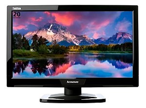 Monitor 20 Lenovo Thinkvision / Seminovo - Preto 110/220v