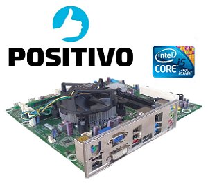 Kit Placa Mãe Positivo LGA1155 - Core i5-3470 - 8GB Ddr3 - DVI/VGA -