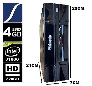 Mini PDV Sweda SP20 Intel DualCore 4gb / 320GB SEMI-NOVO
