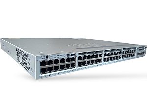 Switch Cisco C3850 48p Poe + 4p Sfp 10G - 2 Fontes - Impecável