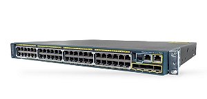 SWITCH CISCO 2960 - S 48P POE GIGABIT + 4 SFP - SEMINOVO
