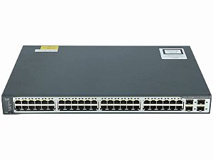 SWITCH CISCO 3750 V2 48P 10/100 POE WS-C3750V2-48PS-E