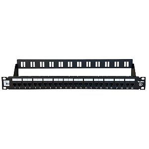 PATCH PANEL ADC CAT6 24 PORTAS TRUENET 1U