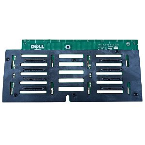 BACKPLANE DELL POWEREDGE T610 / T710 P/N: 0GW454 8 DISCOS