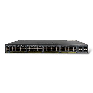 SWITCH CISCO 2960X 48P POE GIGABIT + 4 SFP 1G - SEMINOVO