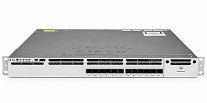 SWITCH CISCO C3850 12P SFP 1G / WS-C3850-12S-S / 2 FONTES