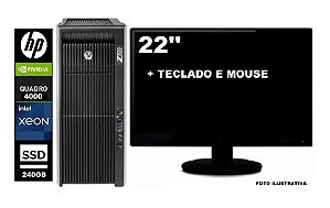 Workstation Hp Z820 2 Xeon Octacore 32gb 240gb Ssd + 2tb