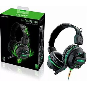 Fone Headset Gamer Warrior PH143 Multilaser USB LED