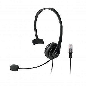 Headset Com Conector Rj09 P/ Telemarketing Multilaser - PH25