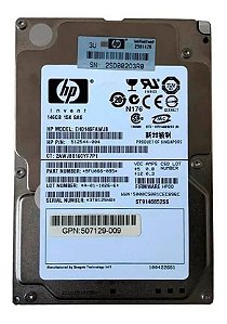 Hd Sas Hp 146gb 15k 2,5 '' Mod: Eh0146fawjb - Semi Novo