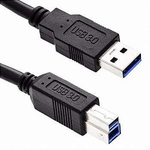 Cabo Usb 3.0 Impressora 1.5mts Blindado Macho X Macho