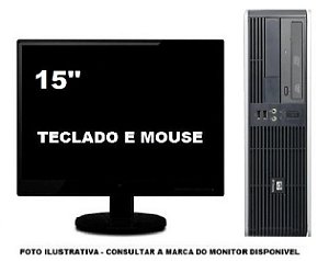 Computador Hp Dc5750 DualCore 4gb 320Gb Mon 15''