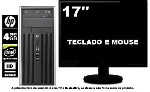 Computador Hp 6000 Quad Core Q6600 4gb Ddr3 Hd 320gb