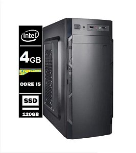 Computador Intel Core I5 4gb Ddr3 120gb Ssd / Wifi