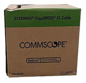 Cabo De Rede Cat6 Gigaspeed Systimax Commscope 305mts Cinza