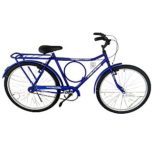 BICICLETA MILANO BARRA CIRCULAR FREIO V-BRAKE ARO 26 AZUL - GFS BIKE SHOP