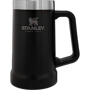 CANECA TÉRMICA DE CERVEJA STANLEY PRETO 709ml