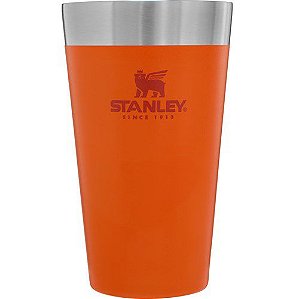 COPO TÉRMICO CERVEJA SEM TAMPA STANLEY LARANJA 473 ML