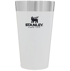 COPO TÉRMICO CERVEJA SEM TAMPA BRANCO STANLEY  473ml