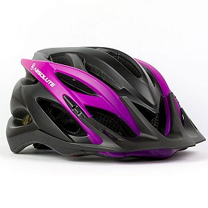 CAPACETE ABSOLUTE LUNA PRETO/ROXO, M