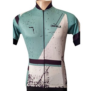 CAMISETA MASCULINA PARA CICLISMO 3XU TAMANHO M VERDE/BRANCO Roupa Masculina